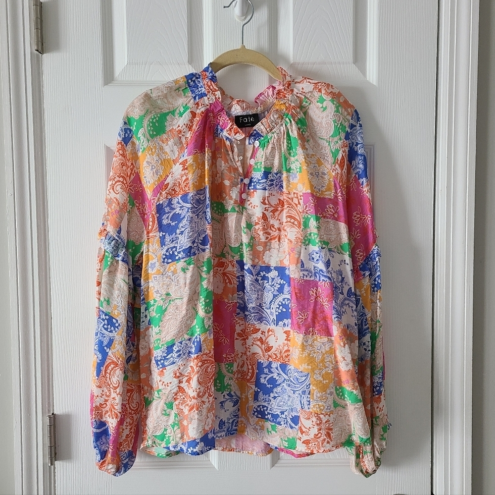 Fate Boho Patchwork Top